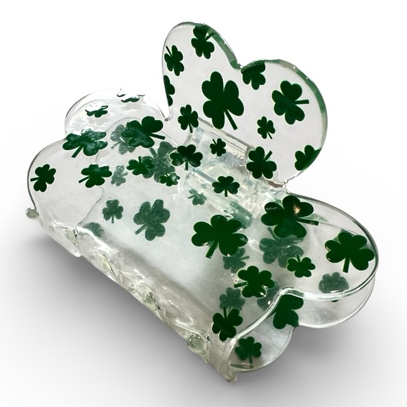 Shamrock Claw Hair Clip New - Picture 2 of 4